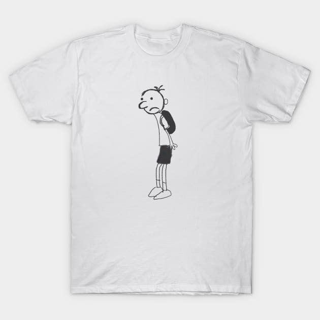 Greg from Diary of a Wimpy Kid T-Shirt by Jubida Joba